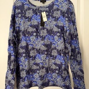 Talbots Crew Neck Long Sleeve Cotton top - Women’s L
